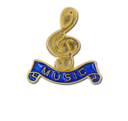 Music - Gold Clef Badge 17