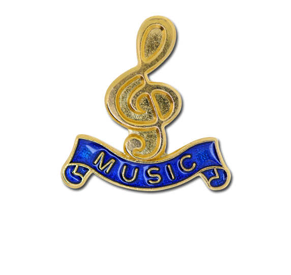 Music - Gold Clef Badge 3