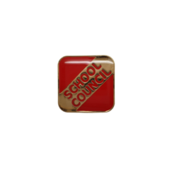 Square School Council Enamelled Badge 5