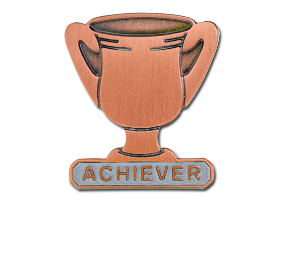 Achiever Trophies - Bronze Trophy Badge 12