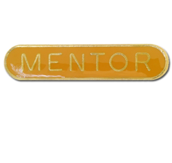 Mentor Rounded Edge Bar Badge 25