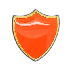 Small Neon Enamelled Shield Badge 7