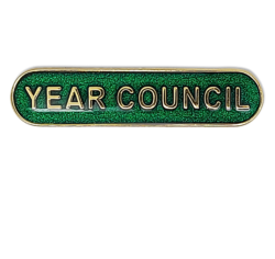 Year Council Rounded Edge Bar Badge 8