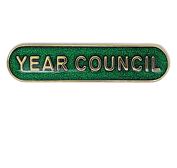 Year Council Rounded Edge Bar Badge 4