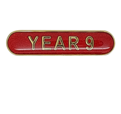 Year 9 Rounded Edge Bar Badge 5