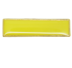 Plain School Squared Edge Bar Badge 12