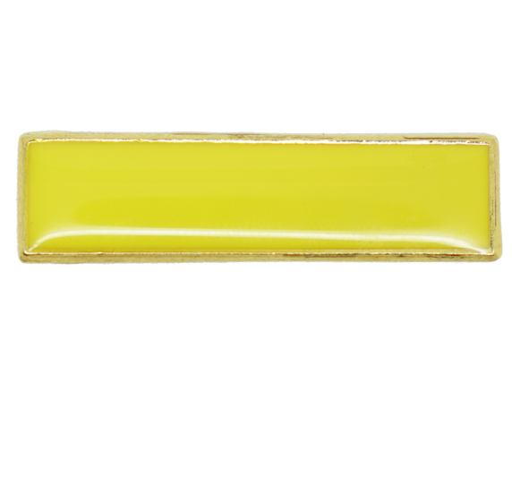 Plain School Squared Edge Bar Badge 2