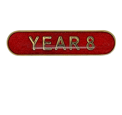 Year 8 Rounded Edge Bar Badge 5
