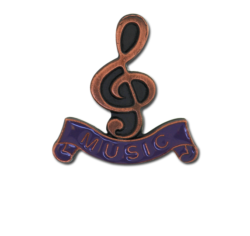 Music - Bronze Clef Badge 19