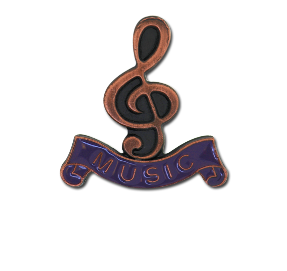 Music - Bronze Clef Badge 5