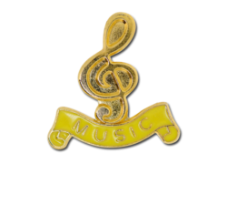 Music - Gold Clef Badge 16