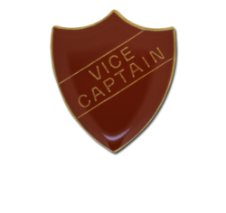 Vice Captain Enamelled Shield Badge 27