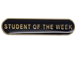 Student of the Week Rounded Bar Badge 24