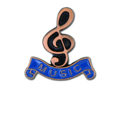 Music - Bronze Clef Badge 17