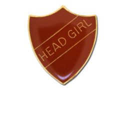 Head Girl Enamelled Shield Badge 27