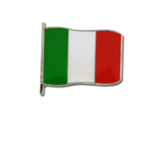 Italian Small Flag Badge