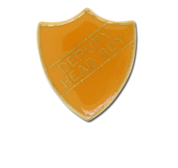 Deputy Head Boy Enamelled Shield Badge 25