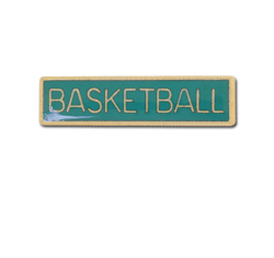 Basketball Small Bar Badge 28