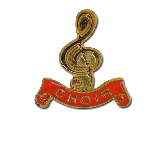 Choir -  Gold Clef Badge 8