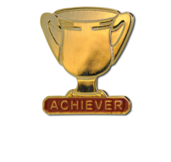 Achiever Trophies - Gold Trophy Badge 27