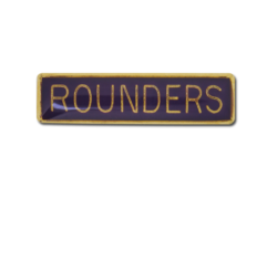 Rounders Small Bar Badge 19