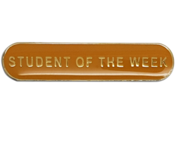 Student of the Week Rounded Bar Badge 25
