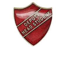 Deputy Head Student Enamelled Shield Badge
