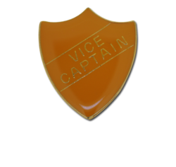 Vice Captain Enamelled Shield Badge 25