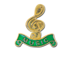 Music - Gold Clef Badge 18