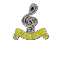 Music - Silver Clef Badge 16