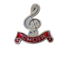 Choir - Silver Clef Badge
