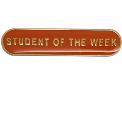 Student of the Week Rounded Bar Badge 22