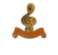 Music - Gold Clef Badge 25