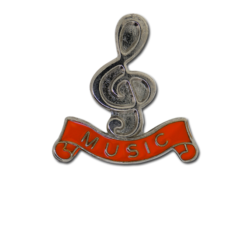 Music - Silver Clef Badge 22