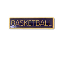 Basketball Small Bar Badge 19