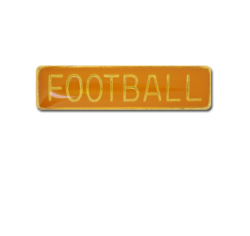 Football Small Bar Badge 25