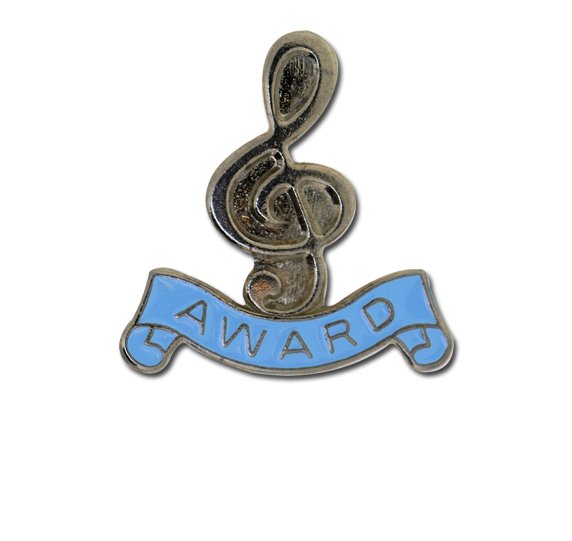 Award - Silver Clef Badge