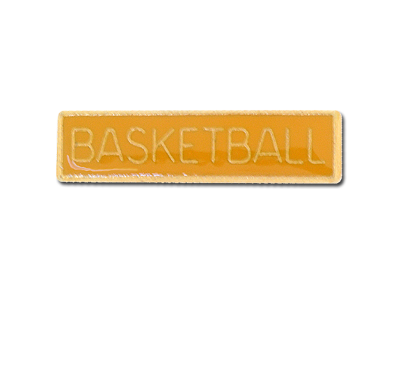 Basketball Small Bar Badge