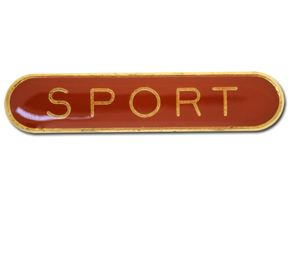 Sport  Rounded Edge Bar Badge