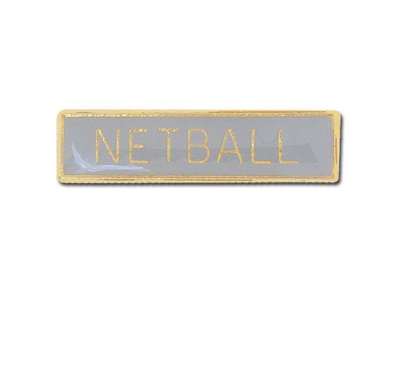 Netball Small Bar Badge