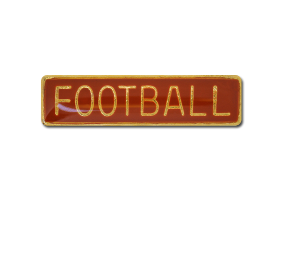 Football Small Bar Badge