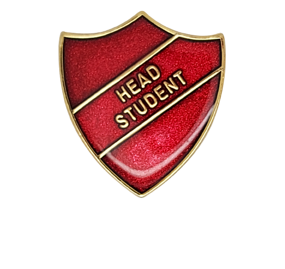 Head Student Enamelled Shield Badge