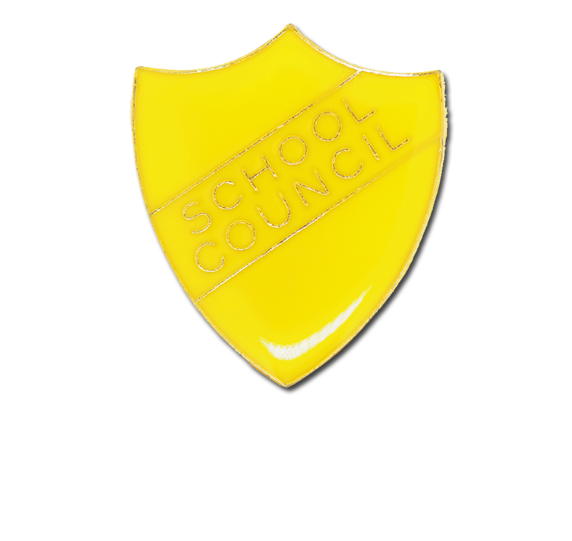 School Council Enamelled Shield Badge