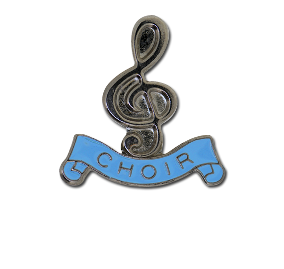 Choir - Silver Clef Badge