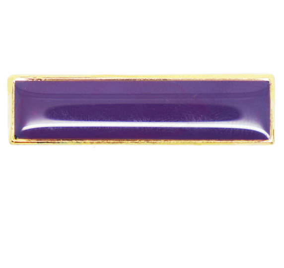 Plain School Squared Edge Bar Badge