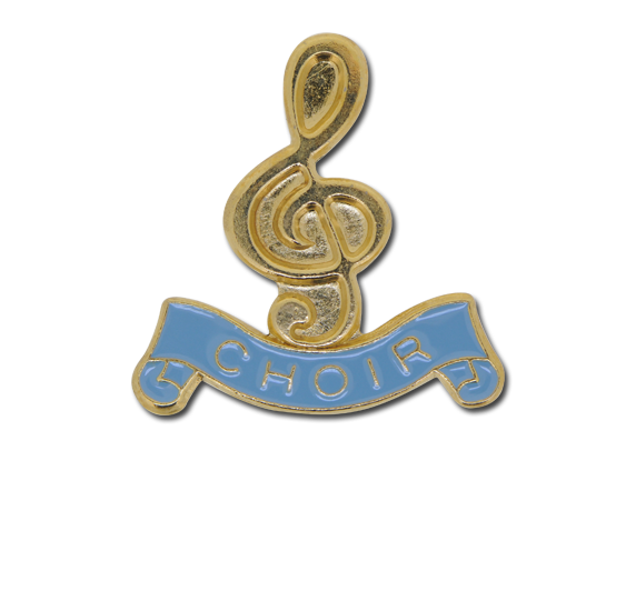 Choir -  Gold Clef Badge