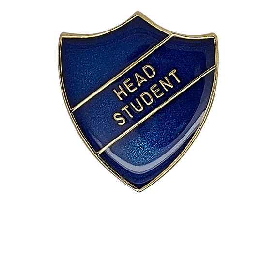 Head Student Enamelled Shield Badge