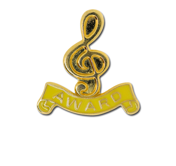 Award - Gold Clef Badge