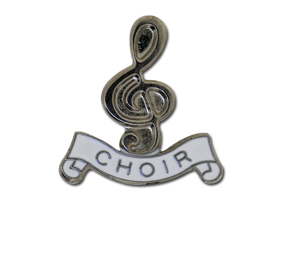 Choir - Silver Clef Badge