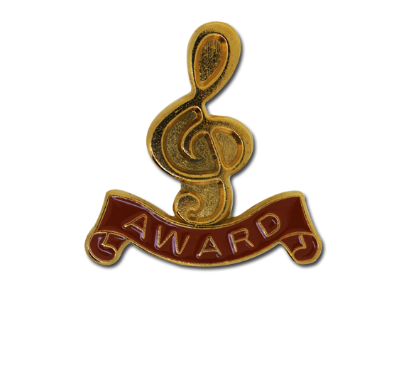 Award - Gold Clef Badge